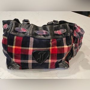 Juicy Couture purse. Blue and pink.